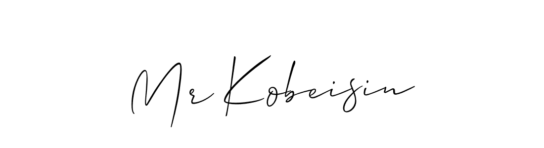 Design your own signature with our free online signature maker. With this signature software, you can create a handwritten (Allison_Script) signature for name Mr Kobeisin. Mr Kobeisin signature style 2 images and pictures png