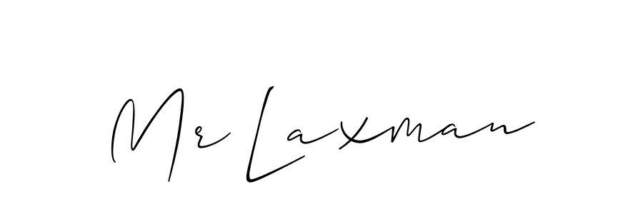 How to Draw Mr Laxman signature style? Allison_Script is a latest design signature styles for name Mr Laxman. Mr Laxman signature style 2 images and pictures png