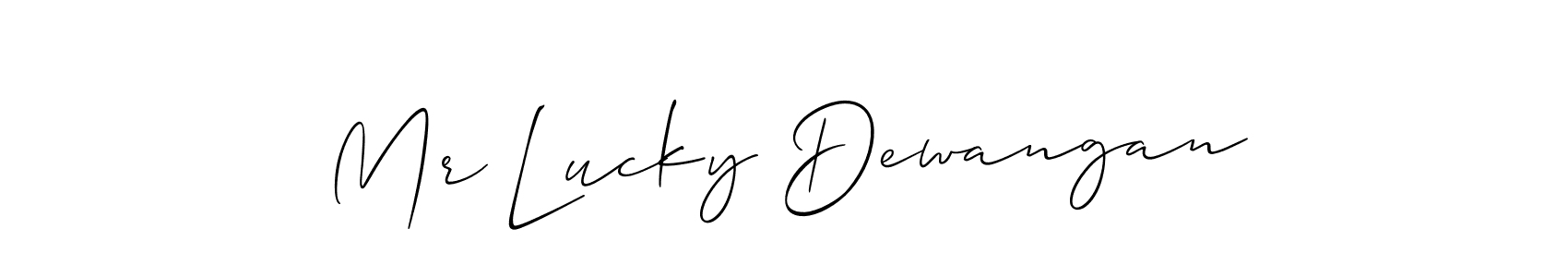 Once you've used our free online signature maker to create your best signature Allison_Script style, it's time to enjoy all of the benefits that Mr Lucky Dewangan name signing documents. Mr Lucky Dewangan signature style 2 images and pictures png