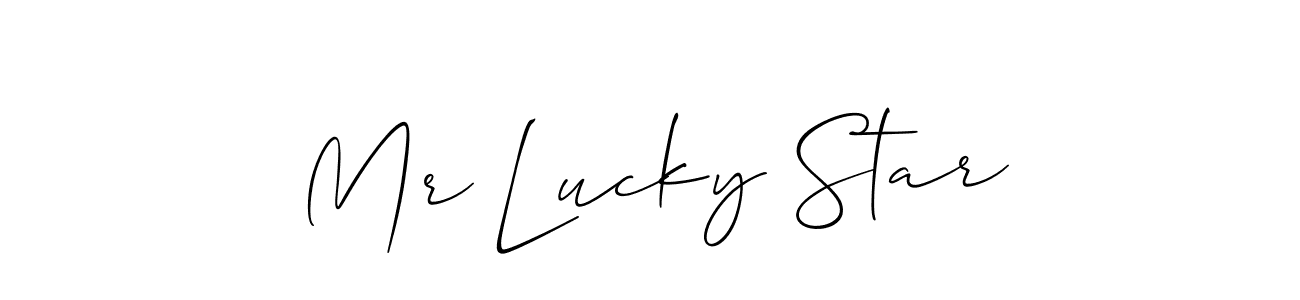 Here are the top 10 professional signature styles for the name Mr Lucky Star. These are the best autograph styles you can use for your name. Mr Lucky Star signature style 2 images and pictures png