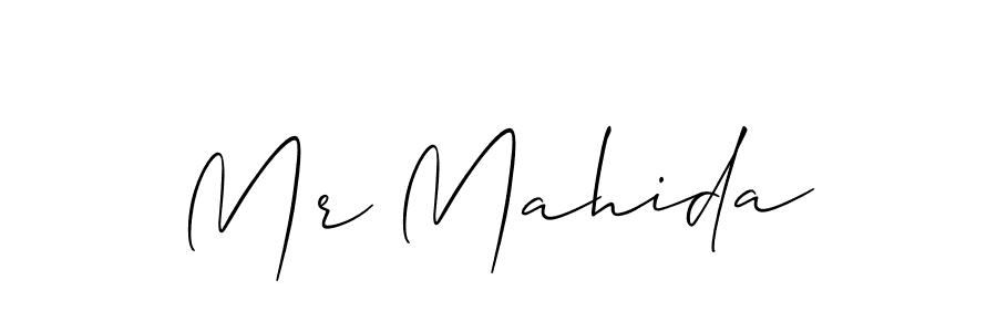 if you are searching for the best signature style for your name Mr Mahida. so please give up your signature search. here we have designed multiple signature styles  using Allison_Script. Mr Mahida signature style 2 images and pictures png