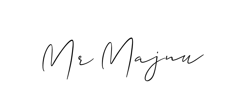 You should practise on your own different ways (Allison_Script) to write your name (Mr Majnu) in signature. don't let someone else do it for you. Mr Majnu signature style 2 images and pictures png