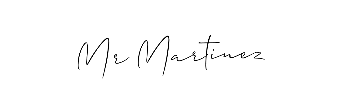 How to make Mr Martinez signature? Allison_Script is a professional autograph style. Create handwritten signature for Mr Martinez name. Mr Martinez signature style 2 images and pictures png