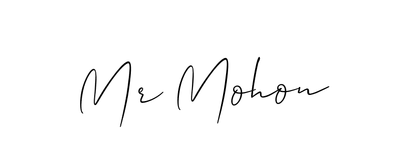 Allison_Script is a professional signature style that is perfect for those who want to add a touch of class to their signature. It is also a great choice for those who want to make their signature more unique. Get Mr Mohon name to fancy signature for free. Mr Mohon signature style 2 images and pictures png