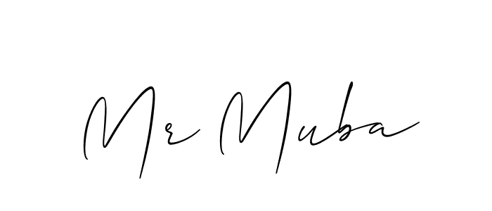 Mr Muba stylish signature style. Best Handwritten Sign (Allison_Script) for my name. Handwritten Signature Collection Ideas for my name Mr Muba. Mr Muba signature style 2 images and pictures png
