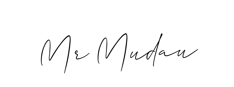 Best and Professional Signature Style for Mr Mudau. Allison_Script Best Signature Style Collection. Mr Mudau signature style 2 images and pictures png