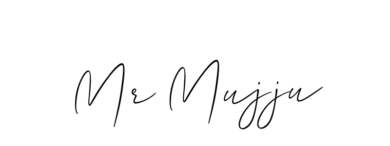 Mr Mujju stylish signature style. Best Handwritten Sign (Allison_Script) for my name. Handwritten Signature Collection Ideas for my name Mr Mujju. Mr Mujju signature style 2 images and pictures png