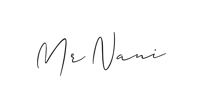 Check out images of Autograph of Mr Nani name. Actor Mr Nani Signature Style. Allison_Script is a professional sign style online. Mr Nani signature style 2 images and pictures png