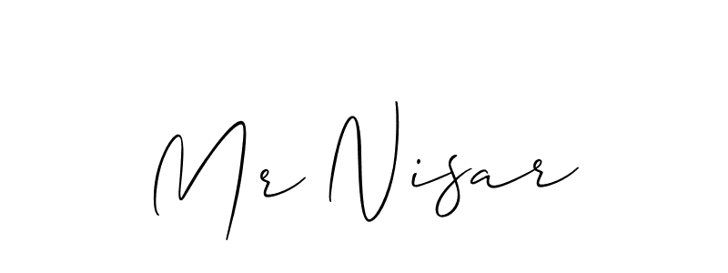 Check out images of Autograph of Mr Nisar name. Actor Mr Nisar Signature Style. Allison_Script is a professional sign style online. Mr Nisar signature style 2 images and pictures png