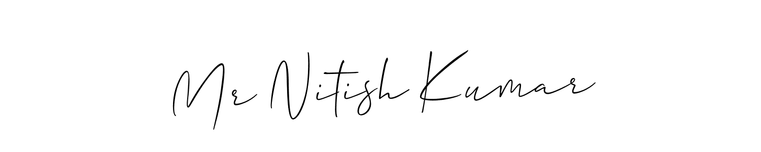 Make a short Mr Nitish Kumar signature style. Manage your documents anywhere anytime using Allison_Script. Create and add eSignatures, submit forms, share and send files easily. Mr Nitish Kumar signature style 2 images and pictures png