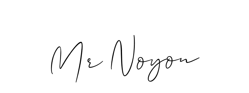 You should practise on your own different ways (Allison_Script) to write your name (Mr Noyon) in signature. don't let someone else do it for you. Mr Noyon signature style 2 images and pictures png