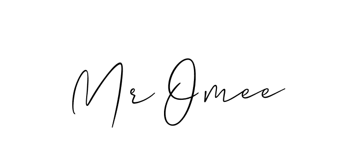 How to Draw Mr Omee signature style? Allison_Script is a latest design signature styles for name Mr Omee. Mr Omee signature style 2 images and pictures png