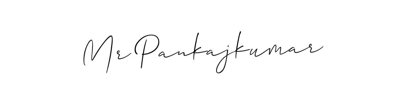 Make a short Mr Pankajkumar signature style. Manage your documents anywhere anytime using Allison_Script. Create and add eSignatures, submit forms, share and send files easily. Mr Pankajkumar signature style 2 images and pictures png