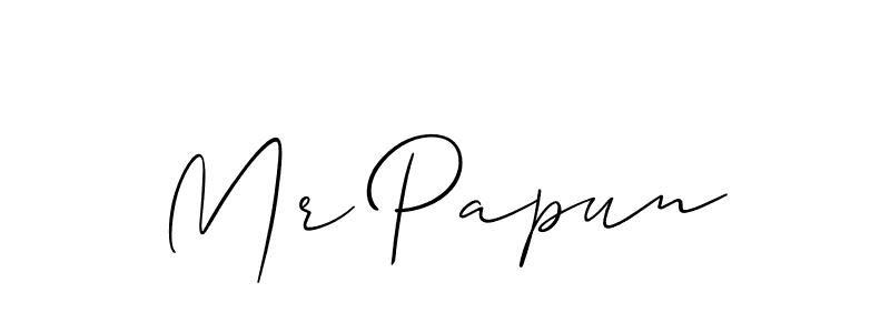 Make a beautiful signature design for name Mr Papun. Use this online signature maker to create a handwritten signature for free. Mr Papun signature style 2 images and pictures png