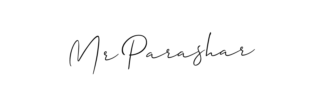 The best way (Allison_Script) to make a short signature is to pick only two or three words in your name. The name Mr Parashar include a total of six letters. For converting this name. Mr Parashar signature style 2 images and pictures png