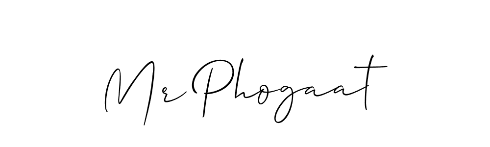 You should practise on your own different ways (Allison_Script) to write your name (Mr Phogaat) in signature. don't let someone else do it for you. Mr Phogaat signature style 2 images and pictures png