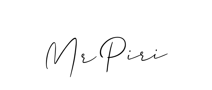 You should practise on your own different ways (Allison_Script) to write your name (Mr Piri) in signature. don't let someone else do it for you. Mr Piri signature style 2 images and pictures png