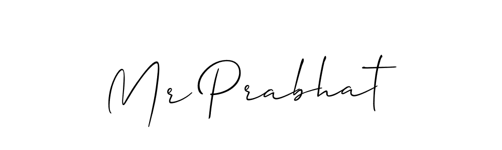 if you are searching for the best signature style for your name Mr Prabhat. so please give up your signature search. here we have designed multiple signature styles  using Allison_Script. Mr Prabhat signature style 2 images and pictures png