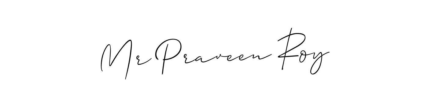 Allison_Script is a professional signature style that is perfect for those who want to add a touch of class to their signature. It is also a great choice for those who want to make their signature more unique. Get Mr Praveen Roy name to fancy signature for free. Mr Praveen Roy signature style 2 images and pictures png