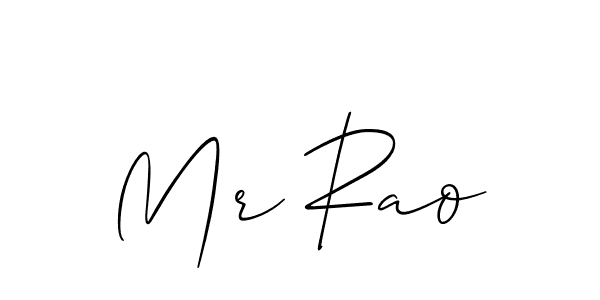 Also You can easily find your signature by using the search form. We will create Mr Rao name handwritten signature images for you free of cost using Allison_Script sign style. Mr Rao signature style 2 images and pictures png