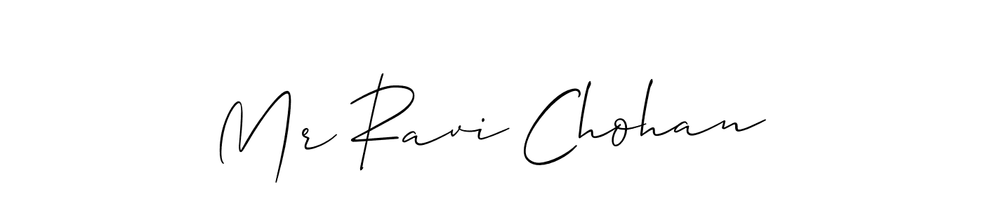 Allison_Script is a professional signature style that is perfect for those who want to add a touch of class to their signature. It is also a great choice for those who want to make their signature more unique. Get Mr Ravi Chohan name to fancy signature for free. Mr Ravi Chohan signature style 2 images and pictures png