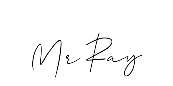 The best way (Allison_Script) to make a short signature is to pick only two or three words in your name. The name Mr Ray include a total of six letters. For converting this name. Mr Ray signature style 2 images and pictures png