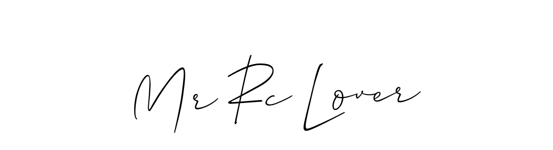 Once you've used our free online signature maker to create your best signature Allison_Script style, it's time to enjoy all of the benefits that Mr Rc Lover name signing documents. Mr Rc Lover signature style 2 images and pictures png