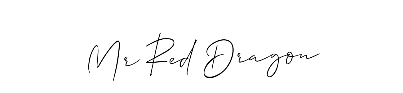 You should practise on your own different ways (Allison_Script) to write your name (Mr Red Dragon) in signature. don't let someone else do it for you. Mr Red Dragon signature style 2 images and pictures png