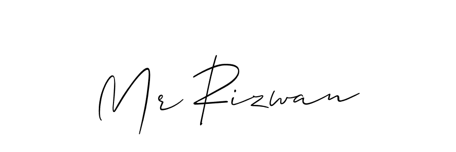 Allison_Script is a professional signature style that is perfect for those who want to add a touch of class to their signature. It is also a great choice for those who want to make their signature more unique. Get Mr Rizwan name to fancy signature for free. Mr Rizwan signature style 2 images and pictures png