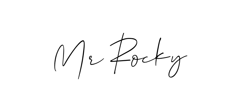Make a beautiful signature design for name Mr Rocky. Use this online signature maker to create a handwritten signature for free. Mr Rocky signature style 2 images and pictures png