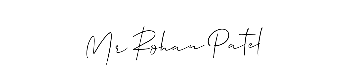if you are searching for the best signature style for your name Mr Rohan Patel. so please give up your signature search. here we have designed multiple signature styles  using Allison_Script. Mr Rohan Patel signature style 2 images and pictures png