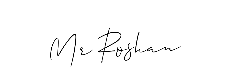 Mr Roshan stylish signature style. Best Handwritten Sign (Allison_Script) for my name. Handwritten Signature Collection Ideas for my name Mr Roshan. Mr Roshan signature style 2 images and pictures png