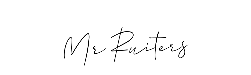 Also we have Mr Ruiters name is the best signature style. Create professional handwritten signature collection using Allison_Script autograph style. Mr Ruiters signature style 2 images and pictures png