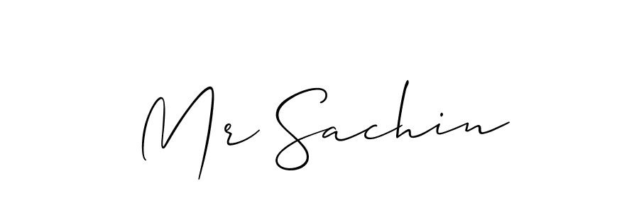 You should practise on your own different ways (Allison_Script) to write your name (Mr Sachin) in signature. don't let someone else do it for you. Mr Sachin signature style 2 images and pictures png