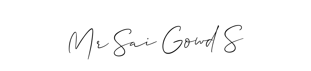 Best and Professional Signature Style for Mr Sai Gowd S. Allison_Script Best Signature Style Collection. Mr Sai Gowd S signature style 2 images and pictures png