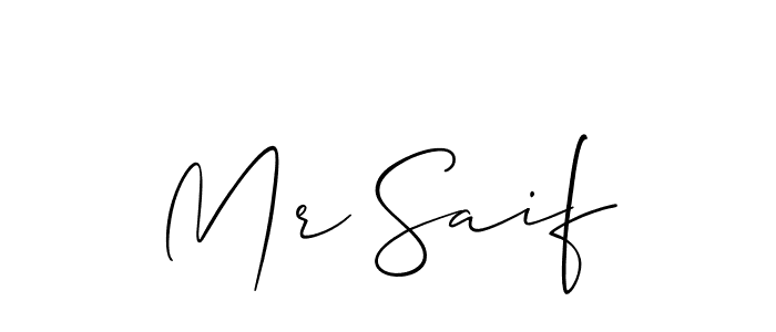 Once you've used our free online signature maker to create your best signature Allison_Script style, it's time to enjoy all of the benefits that Mr Saif name signing documents. Mr Saif signature style 2 images and pictures png