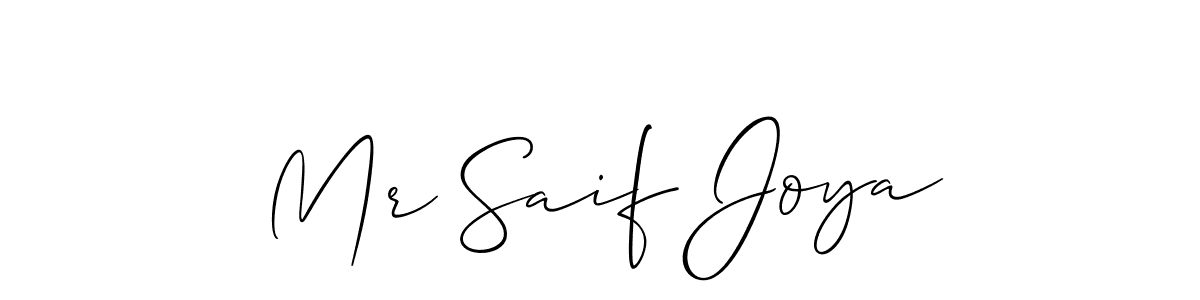 Once you've used our free online signature maker to create your best signature Allison_Script style, it's time to enjoy all of the benefits that Mr Saif Joya name signing documents. Mr Saif Joya signature style 2 images and pictures png