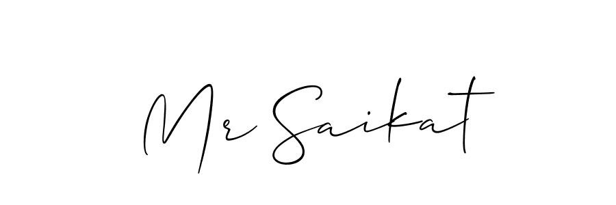 Best and Professional Signature Style for Mr Saikat. Allison_Script Best Signature Style Collection. Mr Saikat signature style 2 images and pictures png