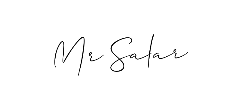 Check out images of Autograph of Mr Salar name. Actor Mr Salar Signature Style. Allison_Script is a professional sign style online. Mr Salar signature style 2 images and pictures png