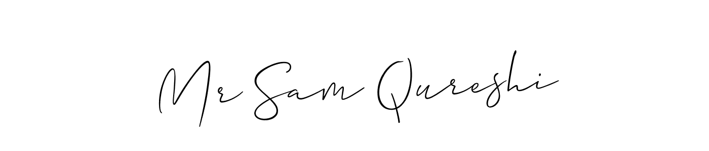 Best and Professional Signature Style for Mr Sam Qureshi. Allison_Script Best Signature Style Collection. Mr Sam Qureshi signature style 2 images and pictures png
