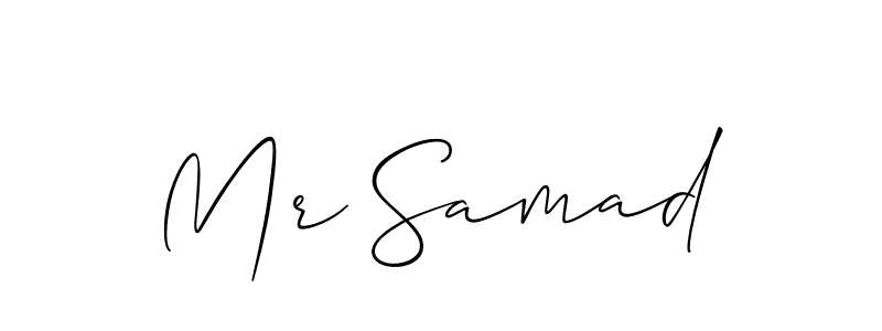 Mr Samad stylish signature style. Best Handwritten Sign (Allison_Script) for my name. Handwritten Signature Collection Ideas for my name Mr Samad. Mr Samad signature style 2 images and pictures png