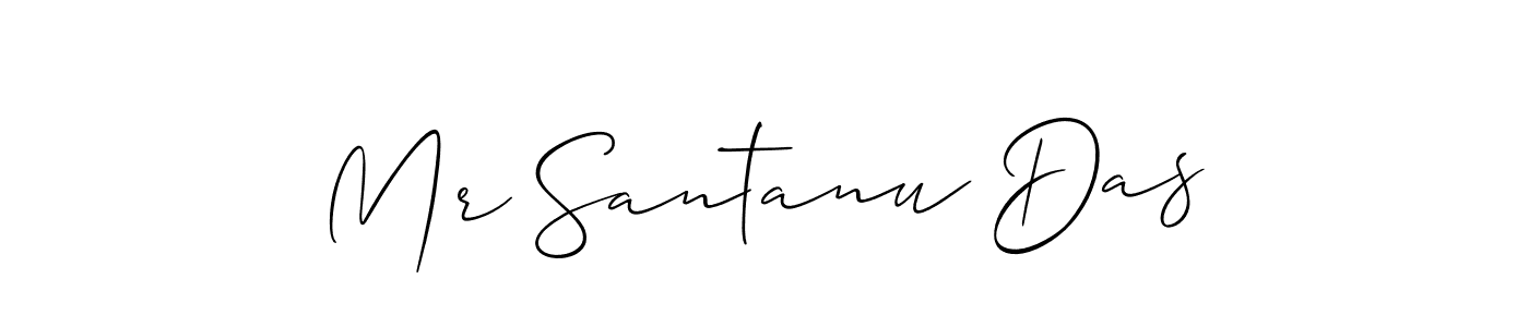 It looks lik you need a new signature style for name Mr Santanu Das. Design unique handwritten (Allison_Script) signature with our free signature maker in just a few clicks. Mr Santanu Das signature style 2 images and pictures png