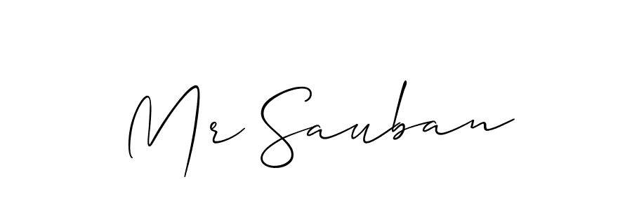 The best way (Allison_Script) to make a short signature is to pick only two or three words in your name. The name Mr Sauban include a total of six letters. For converting this name. Mr Sauban signature style 2 images and pictures png