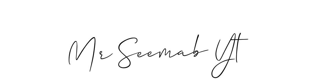 Once you've used our free online signature maker to create your best signature Allison_Script style, it's time to enjoy all of the benefits that Mr Seemab Yt name signing documents. Mr Seemab Yt signature style 2 images and pictures png