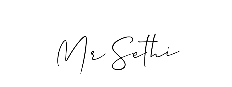 You can use this online signature creator to create a handwritten signature for the name Mr Sethi. This is the best online autograph maker. Mr Sethi signature style 2 images and pictures png