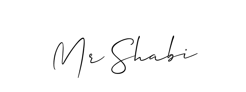 Also You can easily find your signature by using the search form. We will create Mr Shabi name handwritten signature images for you free of cost using Allison_Script sign style. Mr Shabi signature style 2 images and pictures png