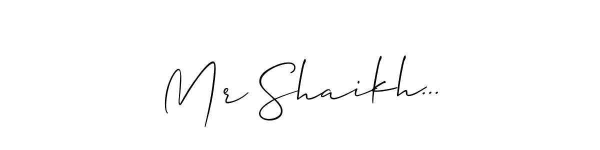 Mr Shaikh... stylish signature style. Best Handwritten Sign (Allison_Script) for my name. Handwritten Signature Collection Ideas for my name Mr Shaikh.... Mr Shaikh... signature style 2 images and pictures png