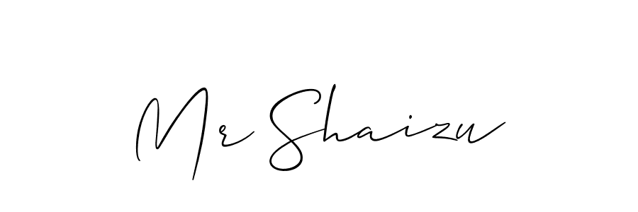 Make a short Mr Shaizu signature style. Manage your documents anywhere anytime using Allison_Script. Create and add eSignatures, submit forms, share and send files easily. Mr Shaizu signature style 2 images and pictures png
