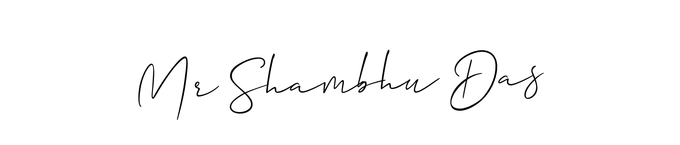 Similarly Allison_Script is the best handwritten signature design. Signature creator online .You can use it as an online autograph creator for name Mr Shambhu Das. Mr Shambhu Das signature style 2 images and pictures png