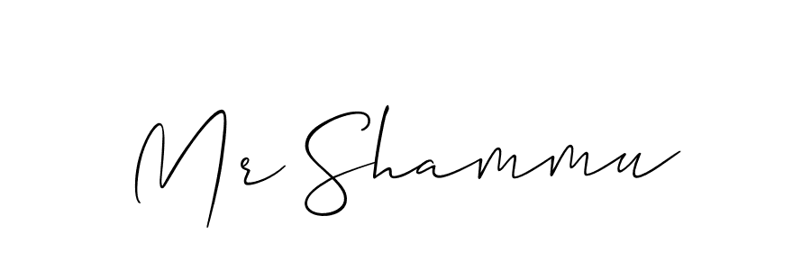 How to Draw Mr Shammu signature style? Allison_Script is a latest design signature styles for name Mr Shammu. Mr Shammu signature style 2 images and pictures png
